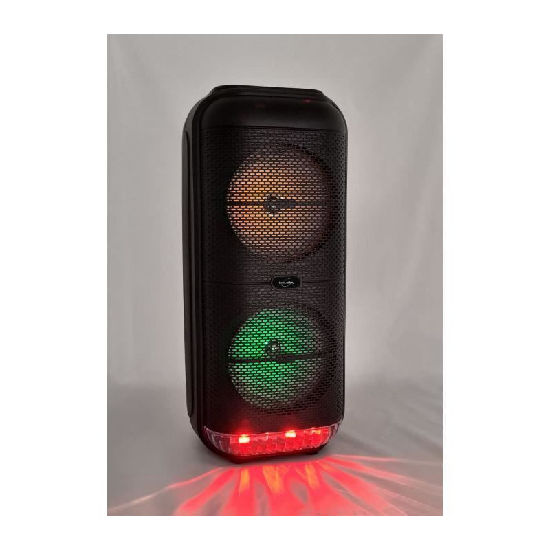 Enceinte Karaoké lumineuse - INOVALLEY - KA22-BTH - Bluetooth V5.0 -