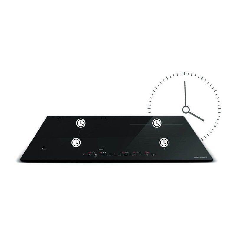 Plaque a induction - SCHNEIDER - 3 foyers - 52 x 59 x 5,5 cm - SCTI630