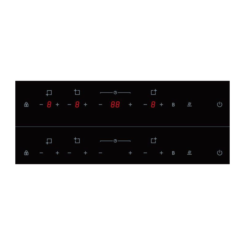 Plaque a induction - SCHNEIDER - 3 foyers - 52 x 59 x 5,5 cm - SCTI630