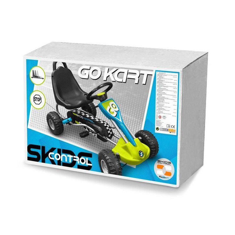 Go Kart a pédales - STAMP - SKIDS CONTROL - Siege réglable - Frein a