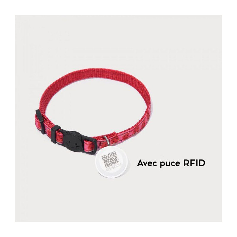 Collier connecté chat - CATLINK - Fresh 2 Luxury - RFID - Lot de 2 -