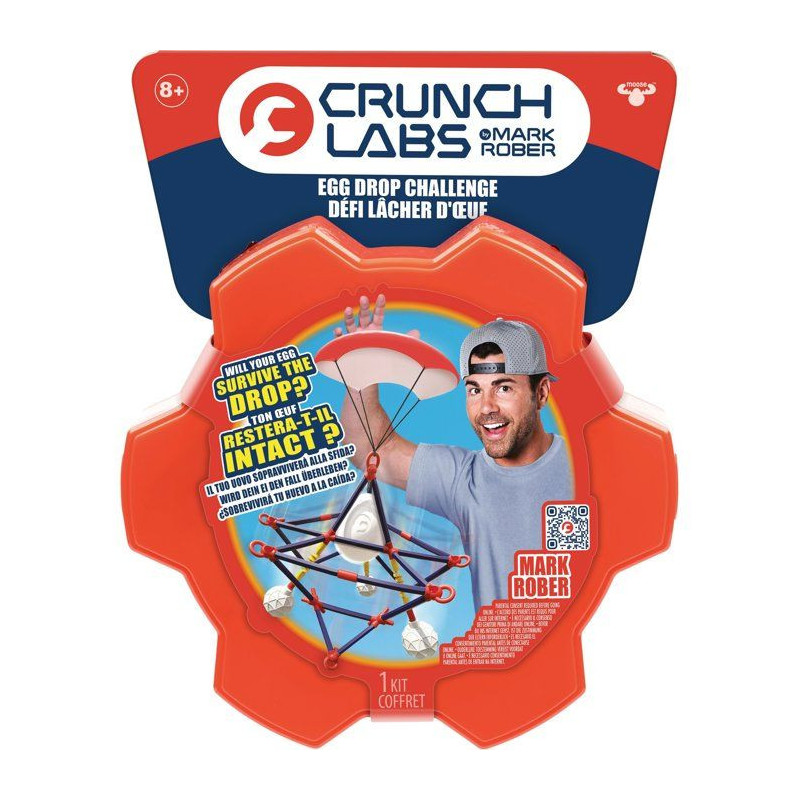 Kit scientifique - CRUNCHLABS - Chute d'oeuf - Expérience physique -
