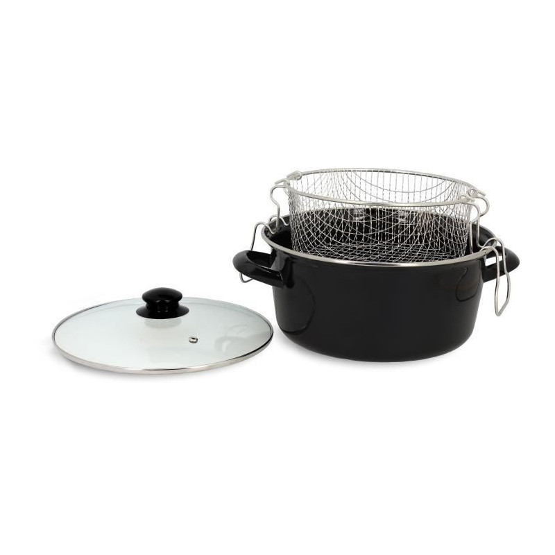 THEKITCHENETTE Fryer with lid 3645580 26cm All heat sources including
