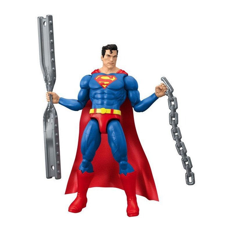 Figurine - DC - Superman JNF57 - 15 cm - 22 articulations - Accessoire