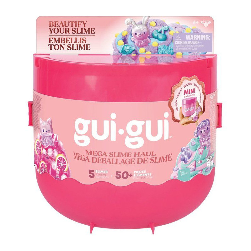 Slime - GUI GUI - Mega Fruity - Pack multiple - Accessoires - Créatio