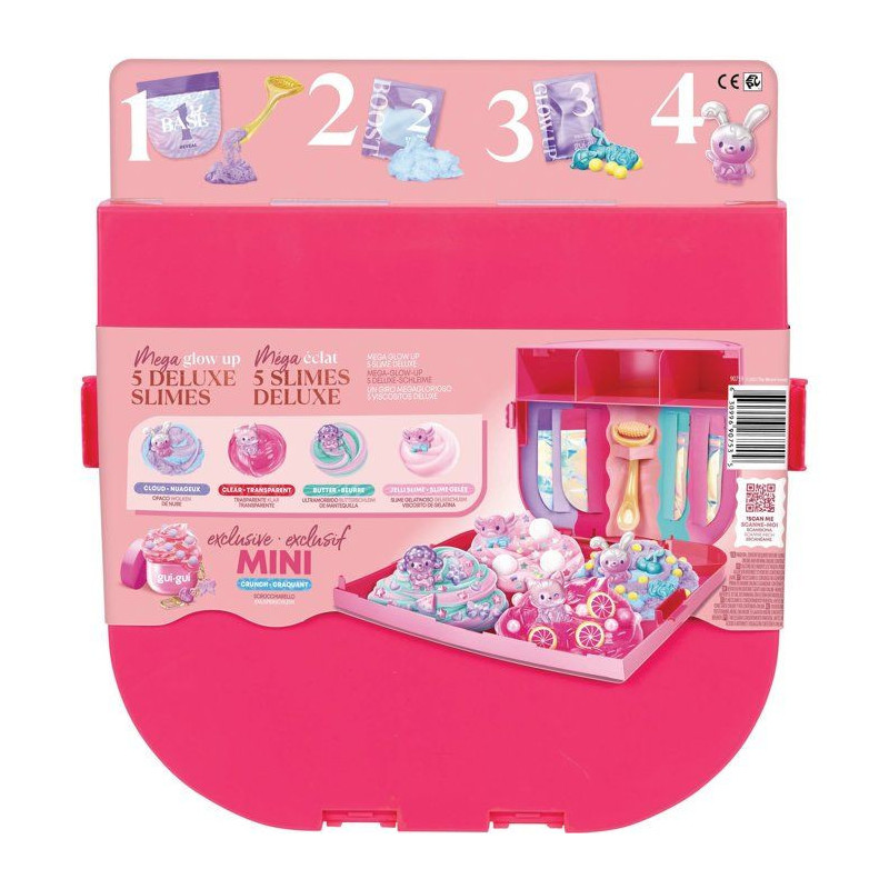 Slime - GUI GUI - Mega Fruity - Pack multiple - Accessoires - Créatio
