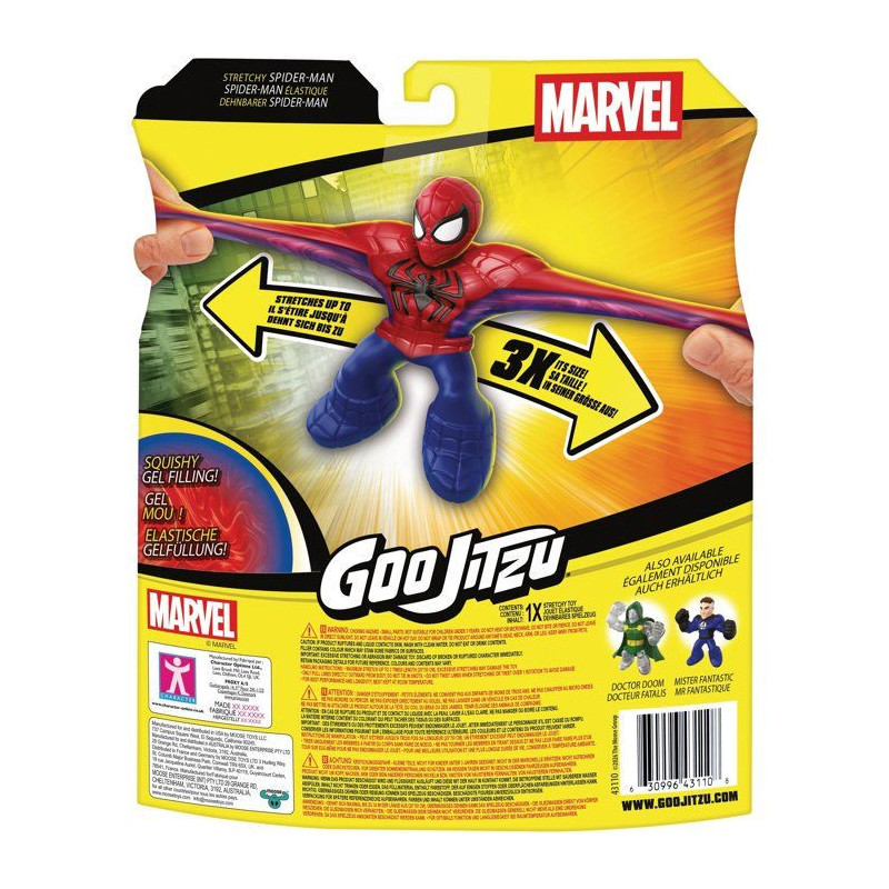 Figurine - HERoeS OF GOO JIT ZU - Spiderman Avengers - 11 cm - Extensi