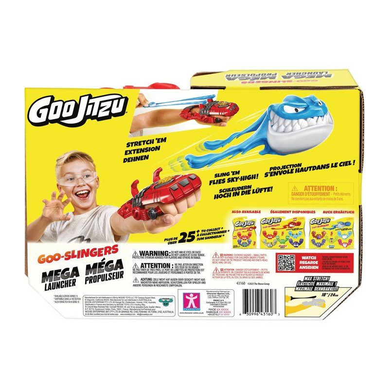 Lanceur - HERoeS OF GOO JIT ZU - Mega Lanceur Goo Slingers - Portée 3