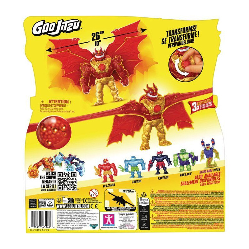 Figurine - HERoeS OF GOO JIT ZU - Blazagon Deluxe - 20 cm - Ailes de c