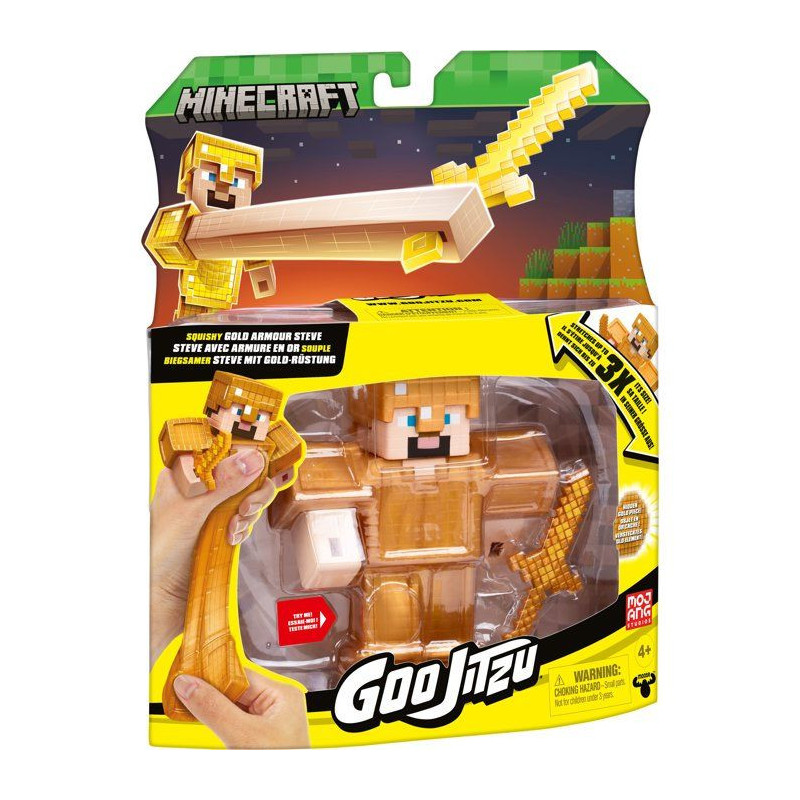 Figurine - HERoeS OF GOO JIT ZU - Steve Gold - 11 cm - Extensible - Mi