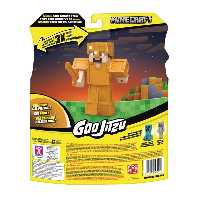 Figurine - HERoeS OF GOO JIT ZU - Steve Gold - 11 cm - Extensible - Mi