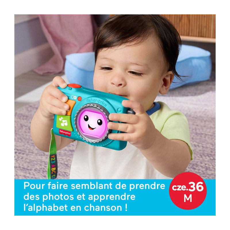 Caméra Lumineuse Rires et Éveil - Jouet musical - Fisher-Price - Mul
