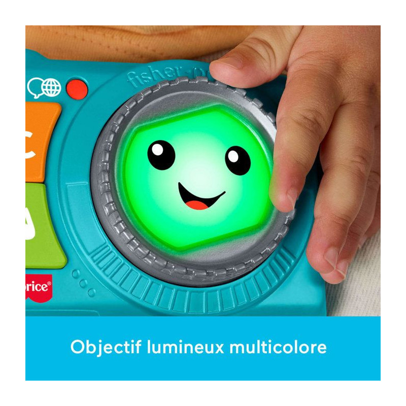 Caméra Lumineuse Rires et Éveil - Jouet musical - Fisher-Price - Mul
