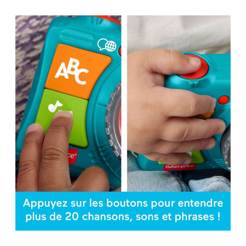 Caméra Lumineuse Rires et Éveil - Jouet musical - Fisher-Price - Mul
