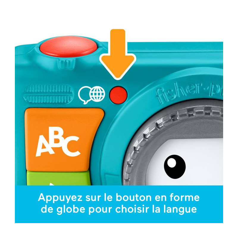 Caméra Lumineuse Rires et Éveil - Jouet musical - Fisher-Price - Mul