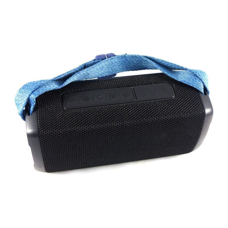 Enceinte lumineuse bluetooth - INOVALLEY - HP345-B - 10W - LEDs - Blue