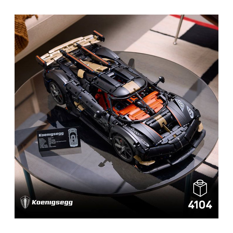 LEGO Technic 42232 Megacar Sadair's Spear de Koenigsegg - Set Adulte -