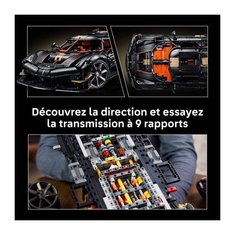 LEGO Technic 42232 Megacar Sadair's Spear de Koenigsegg - Set Adulte -