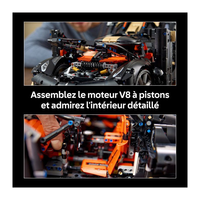 LEGO Technic 42232 Megacar Sadair's Spear de Koenigsegg - Set Adulte -