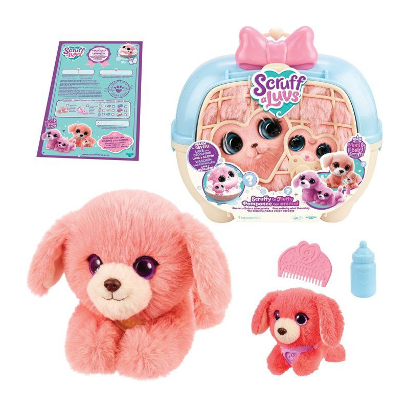 Peluche surprise - SCRUFF A LUVS - Maman et Bébé - Transformation -