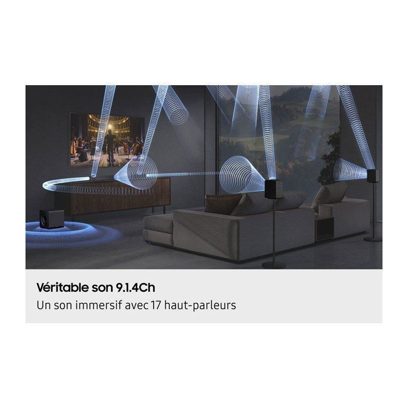 Barre de son - SAMSUNG - HW-Q930H - 9.1.4 canaux - Caisson de basses s