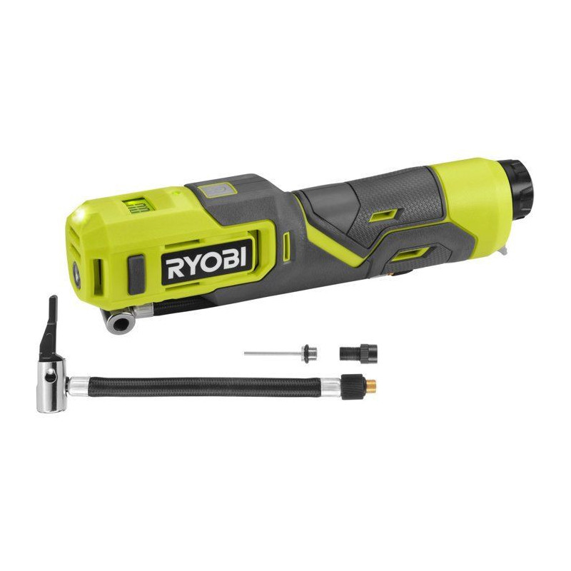 RYOBI Gonfleur 4V USB Lithium pneus vélo ballons - sans batterie ni c