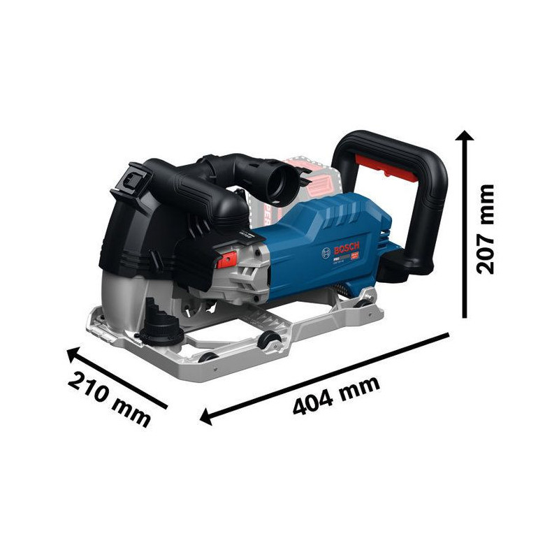 Rainureuse a béton BOSCH PROFESSIONAL - GNF18V-40 - Coupe 2 mm – 3,