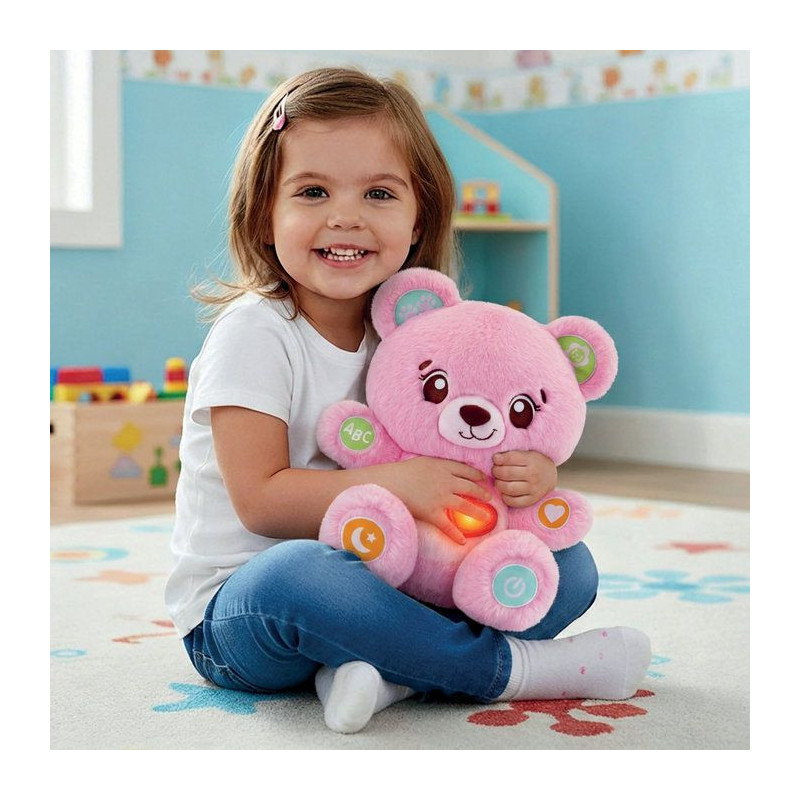 VTECH BABY - BONBON, MON OURSON a PERSONNALISER ROSE - Rose