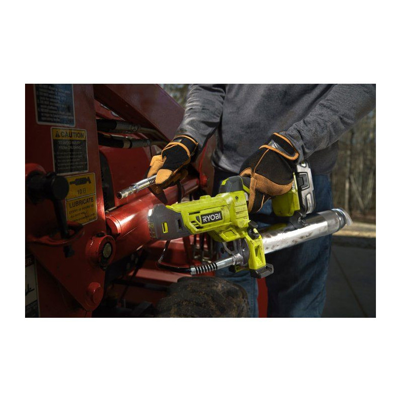 RYOBI Pompe à graisse 18V ONE+ 690 bars réservoir 400 ml - sans batt