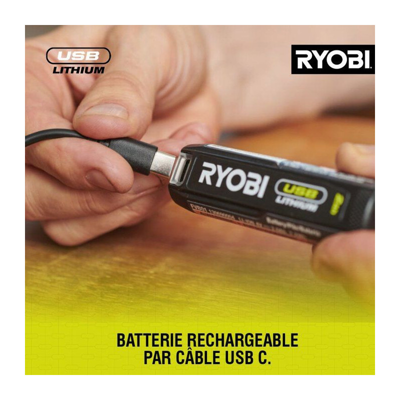 RYOBI Batterie 4V 3Ah USB-C Lithium Powerbank - RB4L30