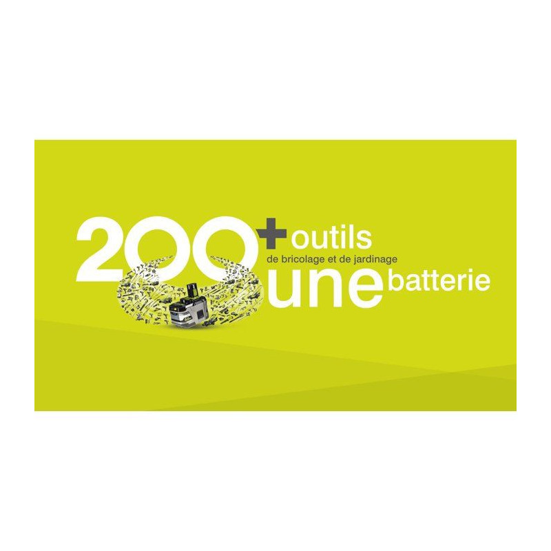 RYOBI Chargeur Lithium+ 18V ONE+ recharge batterie 2Ah en 1h - sans ba
