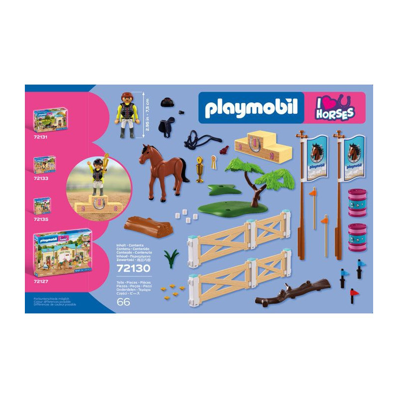 PLAYMOBIL I love horses 72130 Concours de cheval