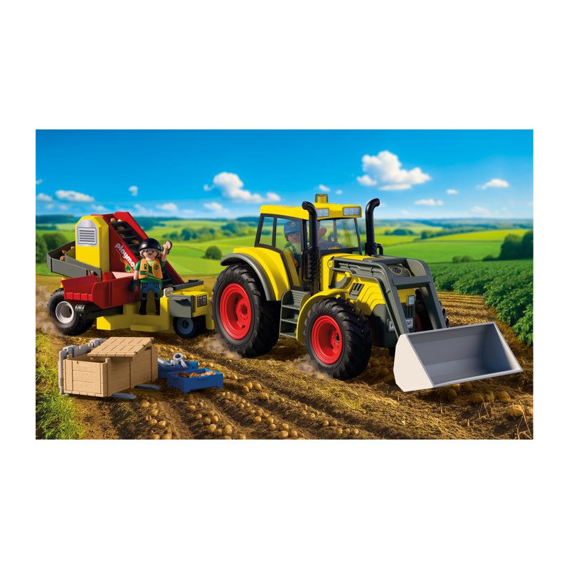 PLAYMOBIL Country 72161 Tracteur avec récolteur de pommes de terre