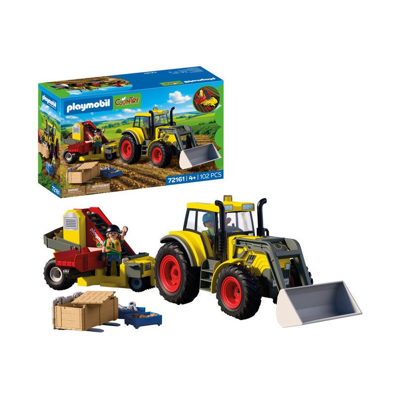 PLAYMOBIL Country 72161 Tracteur avec récolteur de pommes de terre