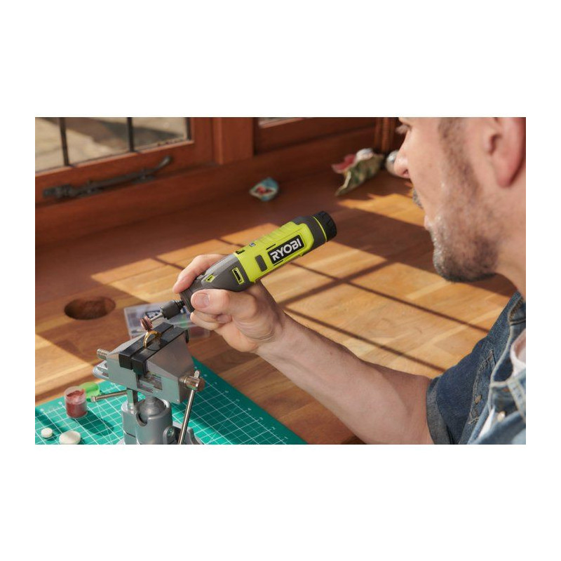 RYOBI Mini-outil rotatif 4V USB Lithium - batterie 2Ah + chargeur - RR