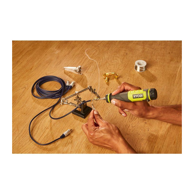 RYOBI Fer à souder 4V USB Lithium - batterie 2Ah + chargeur - RSI4-12