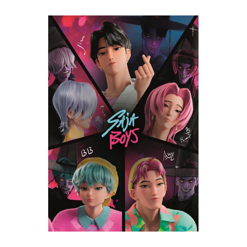 Clementoni - K-Pop Demon Hunters - Puzzle 500 Pieces - Puzzle enfant -