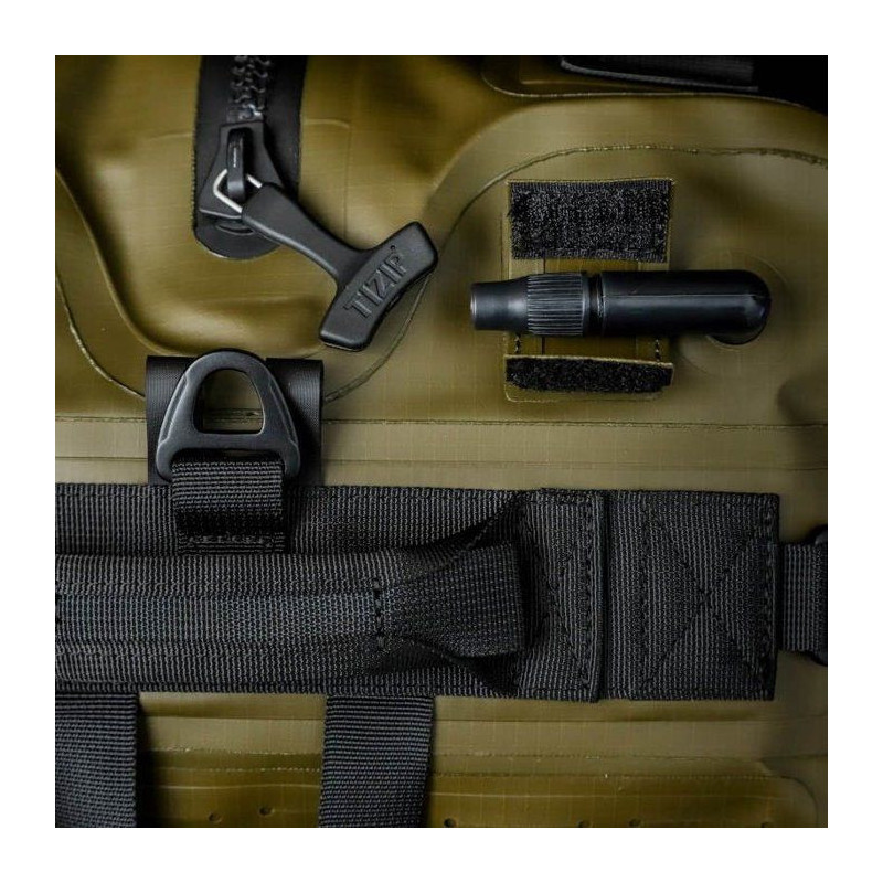 Sac étanche - HPA - Hybriduffle 50-ZIP68 - 50 L - Kaki - Étanche