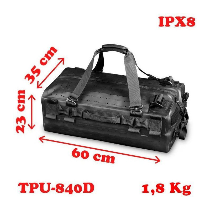 Sac étanche - HPA - Hybriduffle 50-ZIP68 - 50 L - Kaki - Étanche