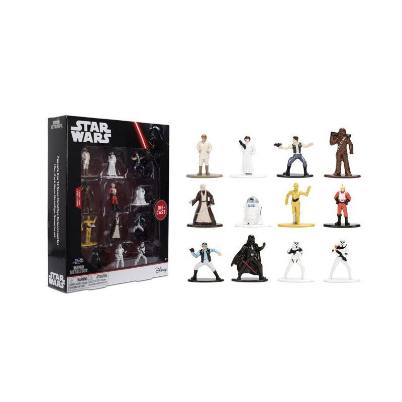 Jada - Figurines Star Wars - 4cm - Set 12 pieces