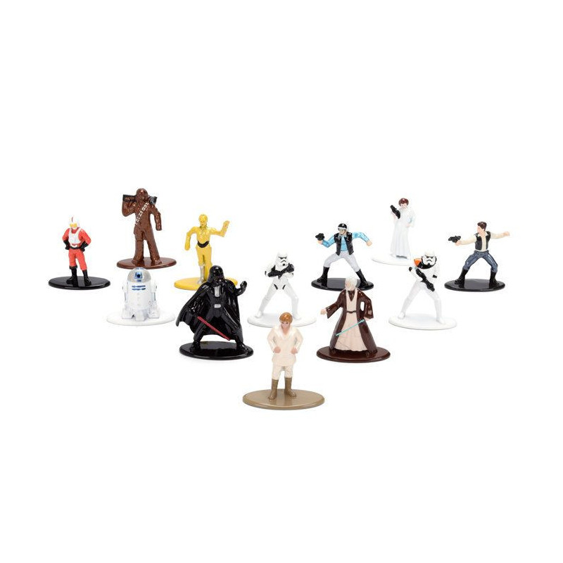 Jada - Figurines Star Wars - 4cm - Set 12 pieces
