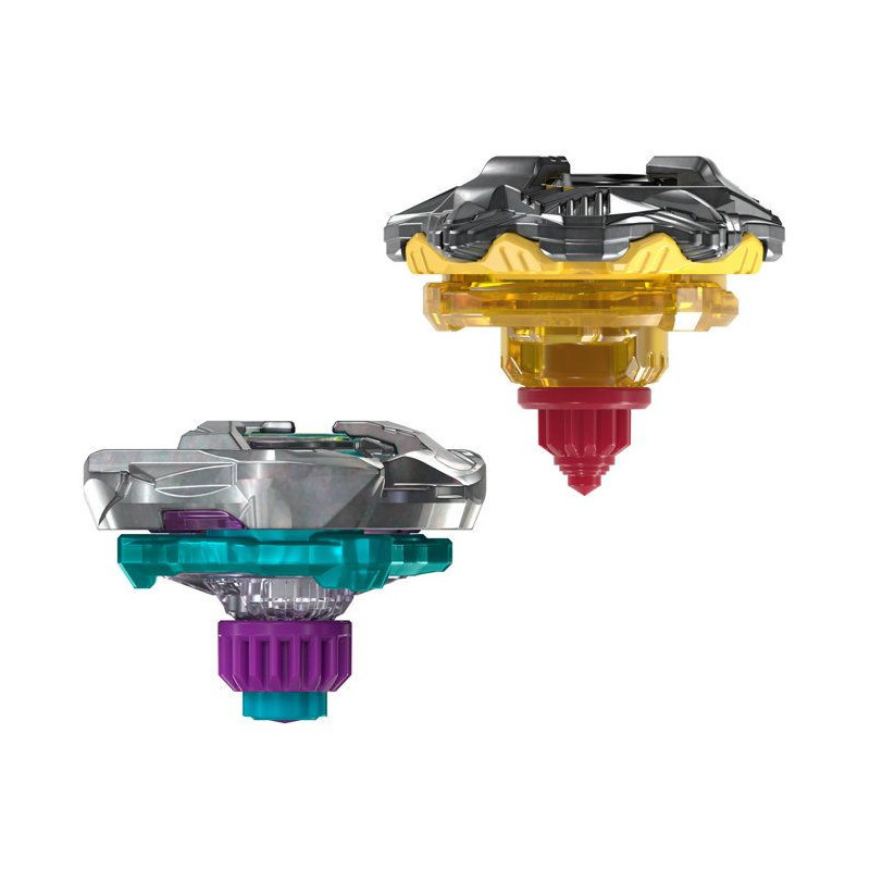 Beyblade X Dual Pack Calibur Samurai 6-70M BX et Obsidian Shell 3-85S