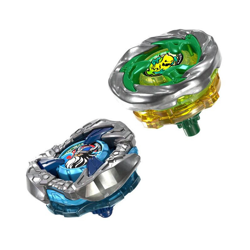 Beyblade X Dual Pack Circle Ghost 4-60LR UX et Hack Viking 4-55O UX, 2