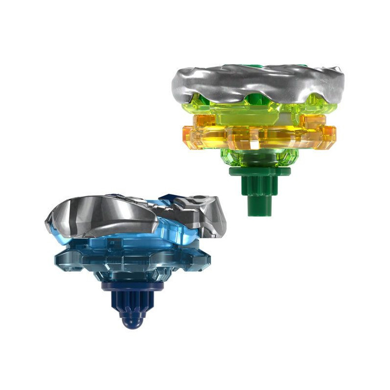 Beyblade X Dual Pack Circle Ghost 4-60LR UX et Hack Viking 4-55O UX, 2
