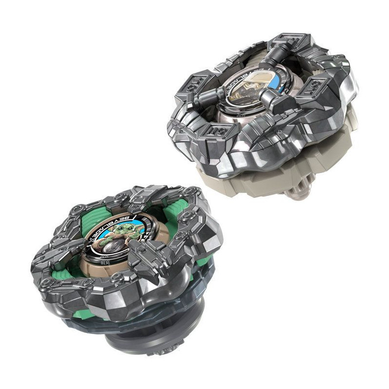 Beyblade X Star Wars Collab, Grogu vs. Snowtrooper, 2 toupies de comp