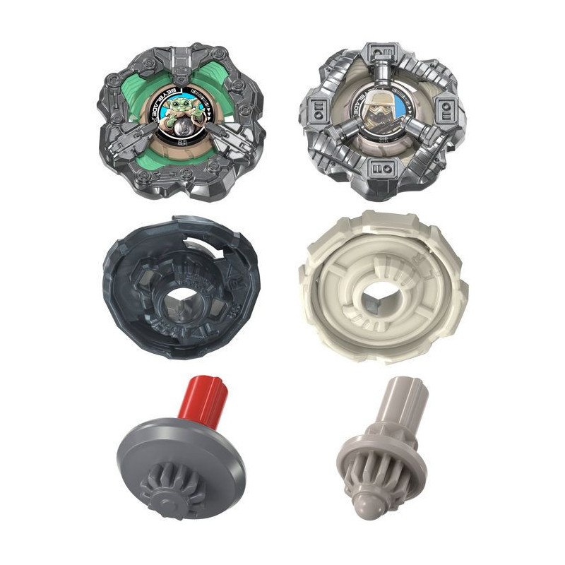 Beyblade X Star Wars Collab, Grogu vs. Snowtrooper, 2 toupies de comp