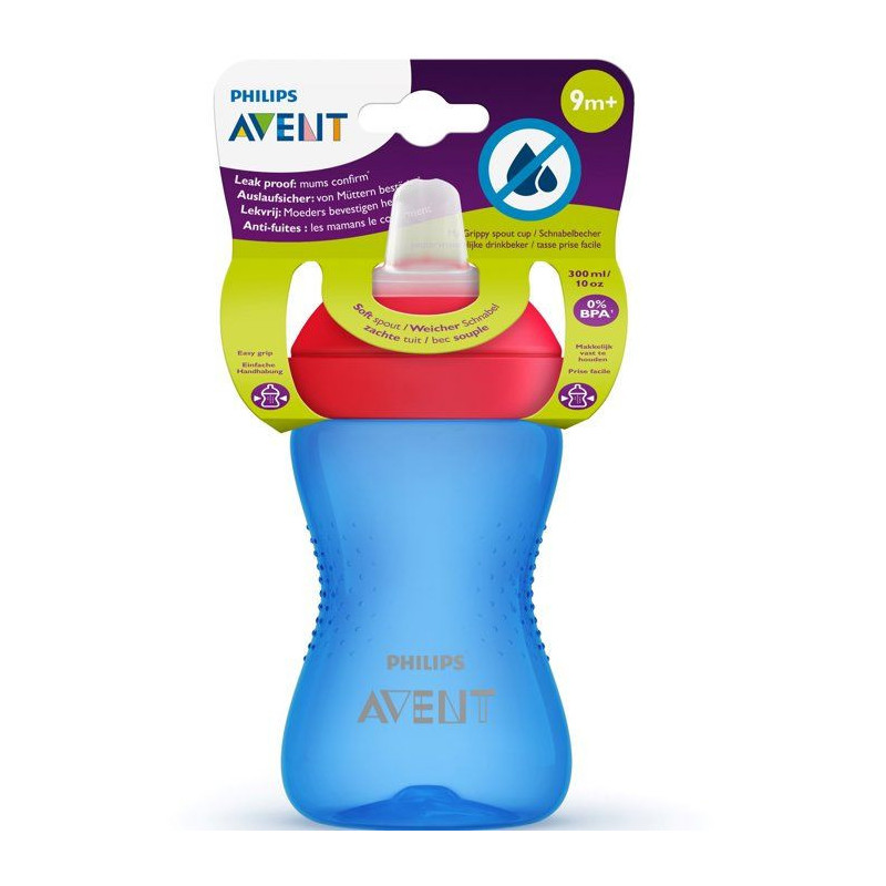 PHILIPS AVENT SCF802/01 Tasse à Bec Souple Bleu - 300ml