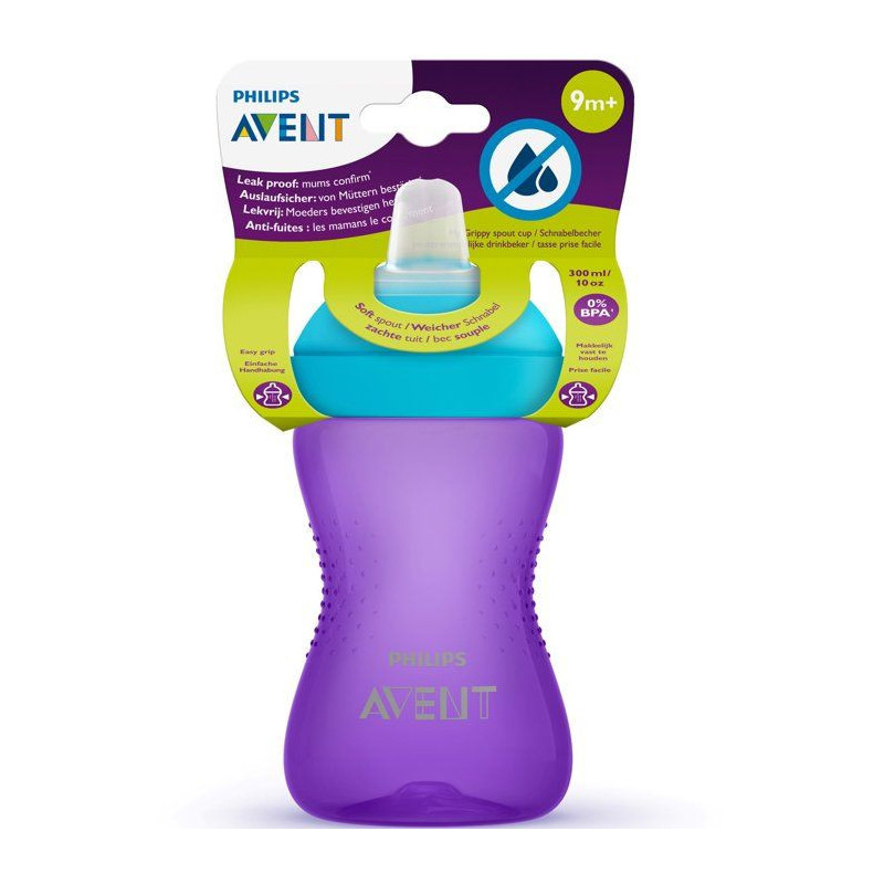 PHILIPS AVENT SCF802/02 Tasse à Bec Souple Violette 300ml