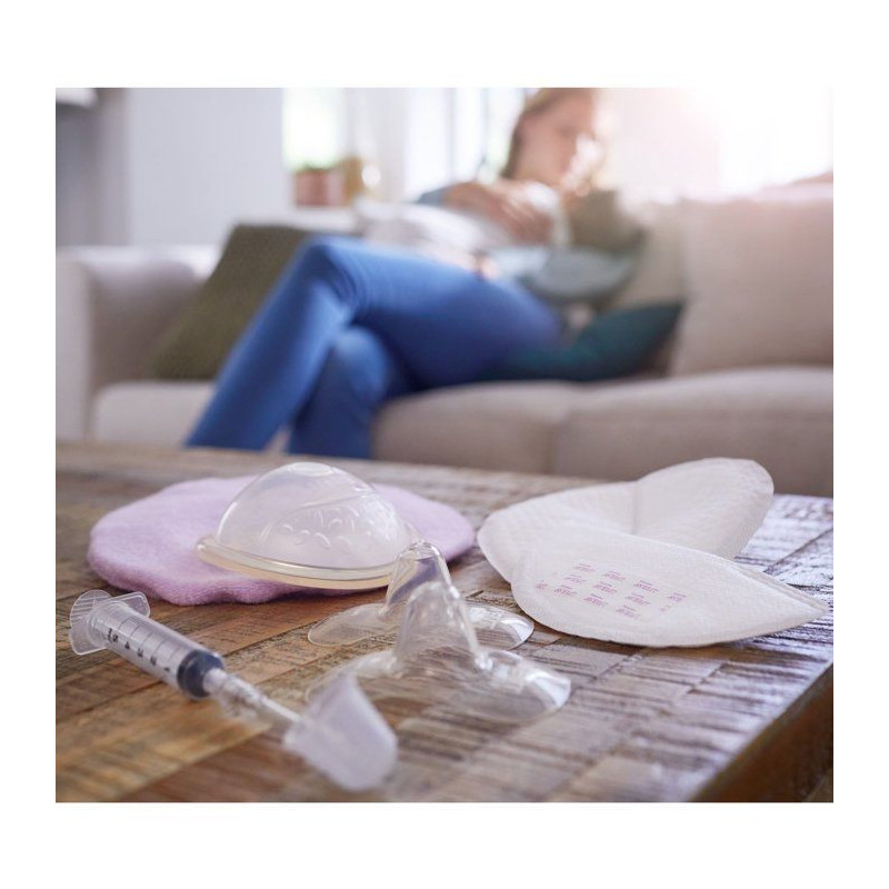 PHILIPS AVENT SCF153/01 Lot de 2 Bouts de seins - Petite taille 15 mm