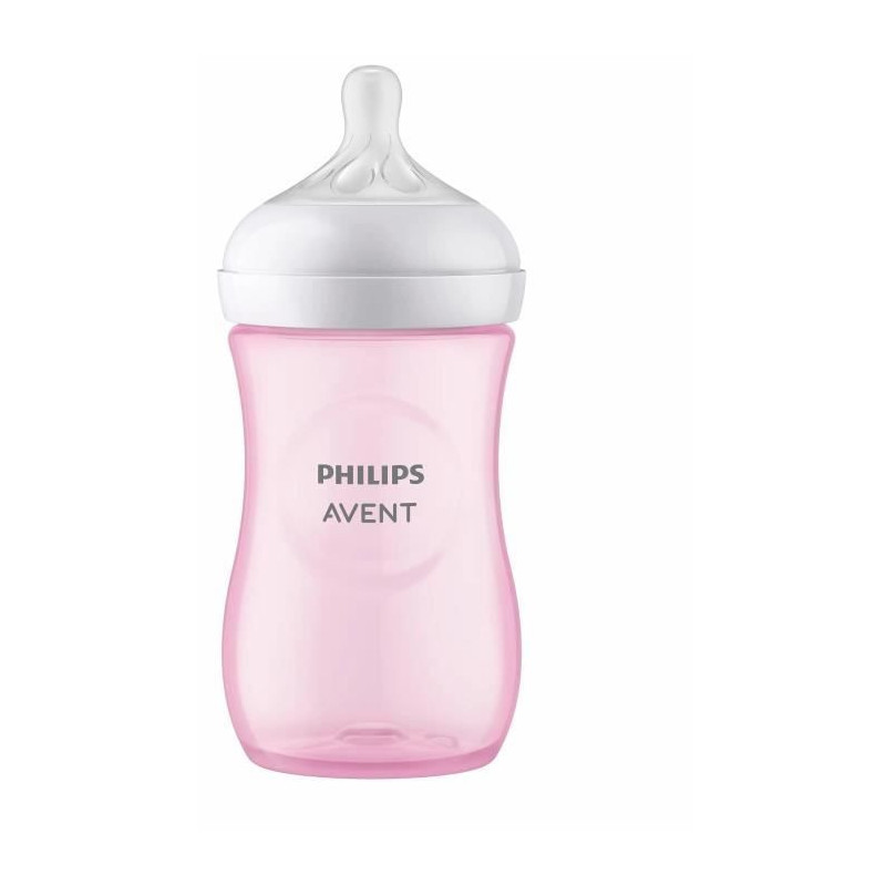 Biberon Natural 3.0 PHILIPS AVENT SCY903/11 - 260 ml - Rose